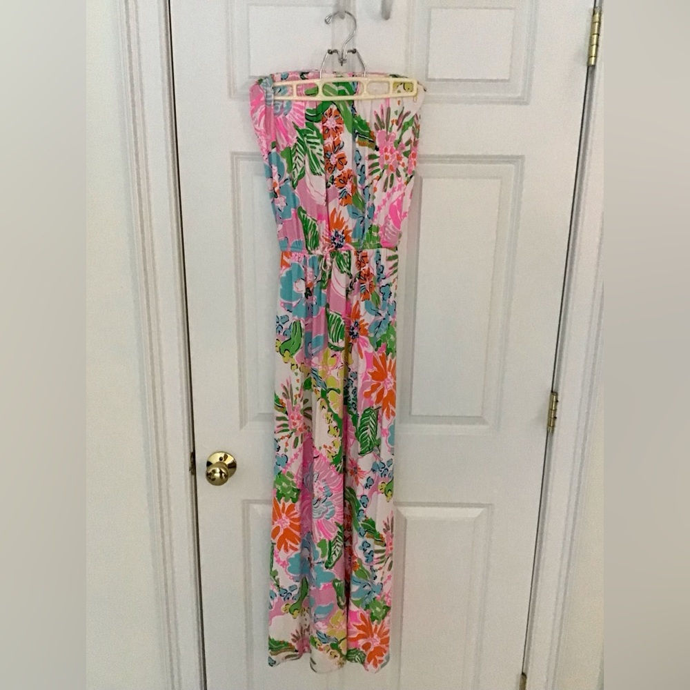 Lilly Pulitzer women’s strapless maxi dress
